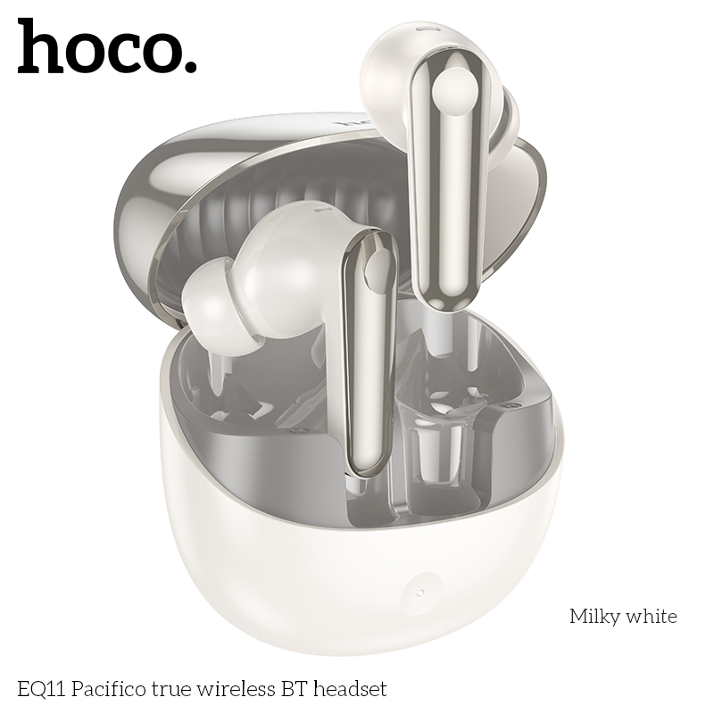 HOCO EQ11 True Wireless ANC Noise Reduction Bluetooth Headset Built-InMicrophone Touch Control EarbudsStereo In-ear headphones. 