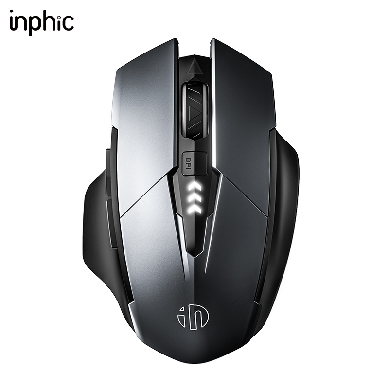 Inphic M6P wireless mouse charging silent silent office Bluetooth three-mode gaming tablet laptop. 