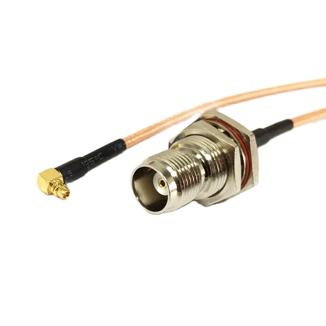 TNC Nut Switch MMCX Male Right Angle Pigtail Cabrelaxle RG316 Wholesale Fast Ship 15CM for WIFI Modem