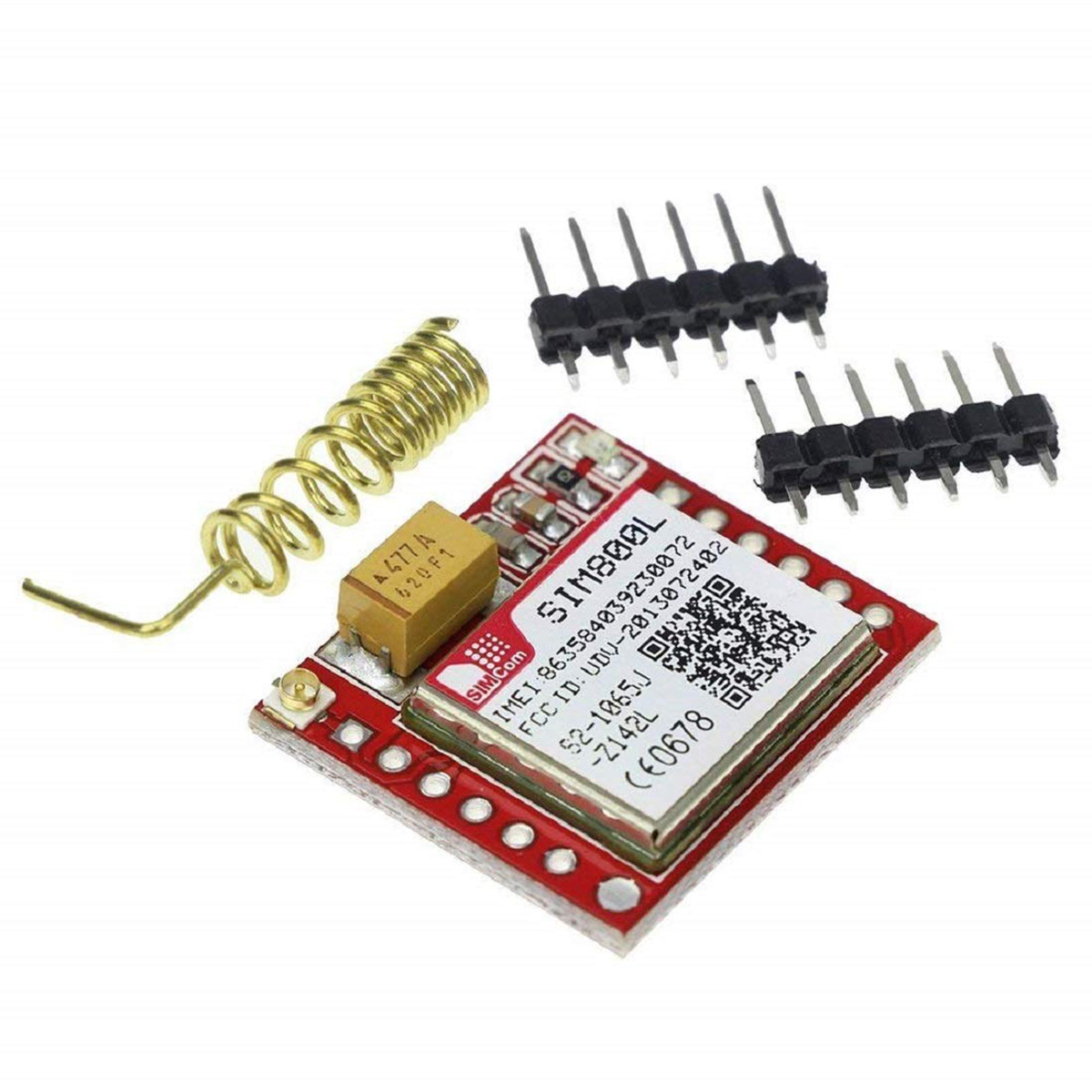 SIM800L Module Micro SIM Card Core Quad-Band TTL Serial Port Antenna PCB Wireless WiFi Board . 
