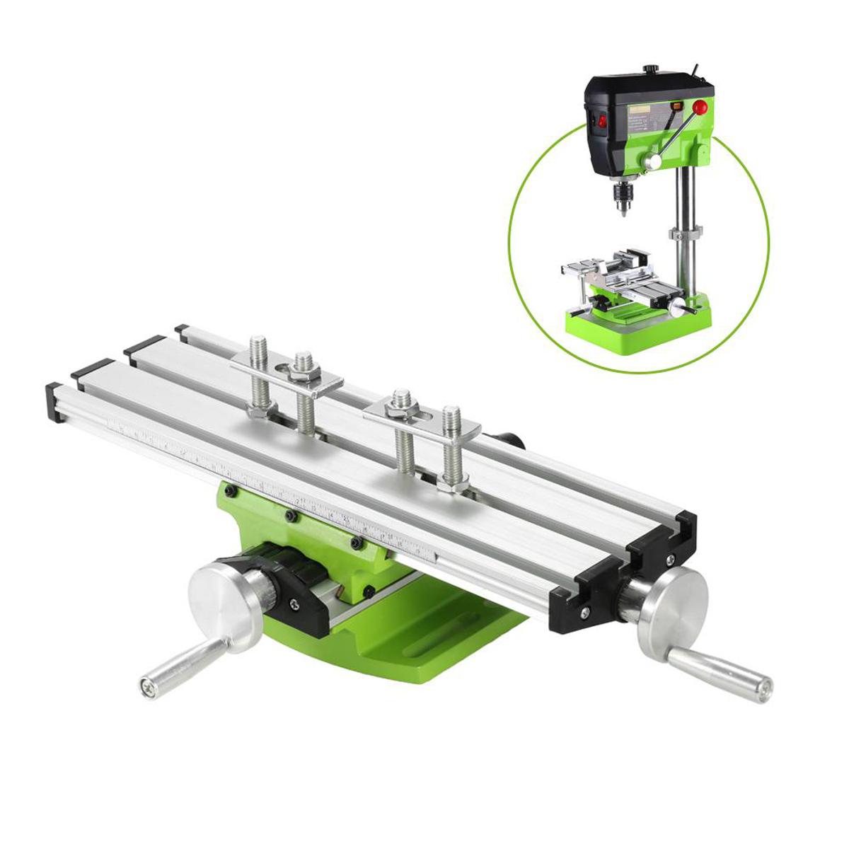 KOGEEK Brand New Mini Compound Bench Drilling Slide Table Worktable Milling Working Cross Table Milling Vise Machine for Bench Drill Stand