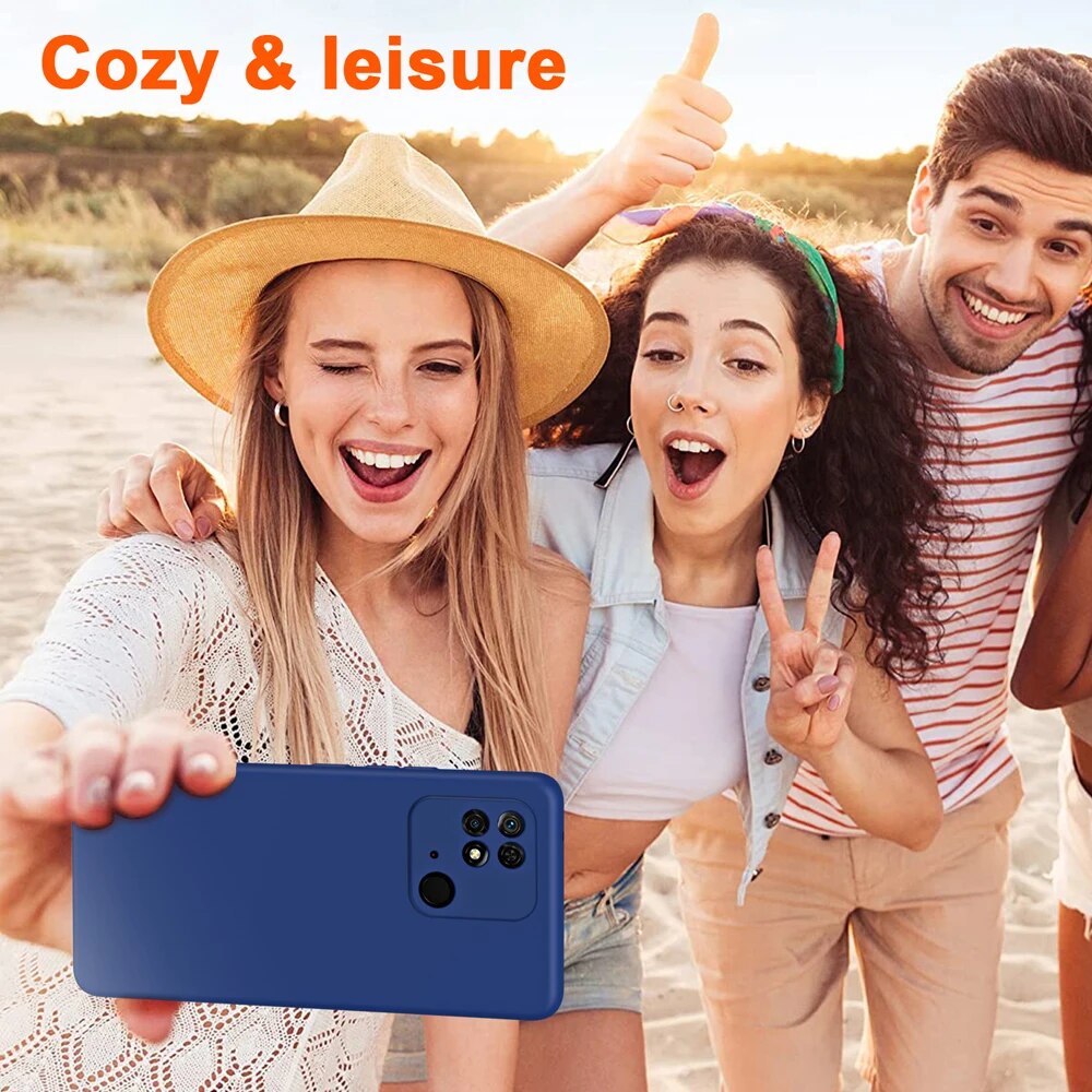 Liquid Case for Xiaomi Redmi 10C 10A 9A 9C 12c Fundas Redmi Note 10 10S 11 11s 12s 12 Pro 5G A1 A2 Plus Cover Coque. 