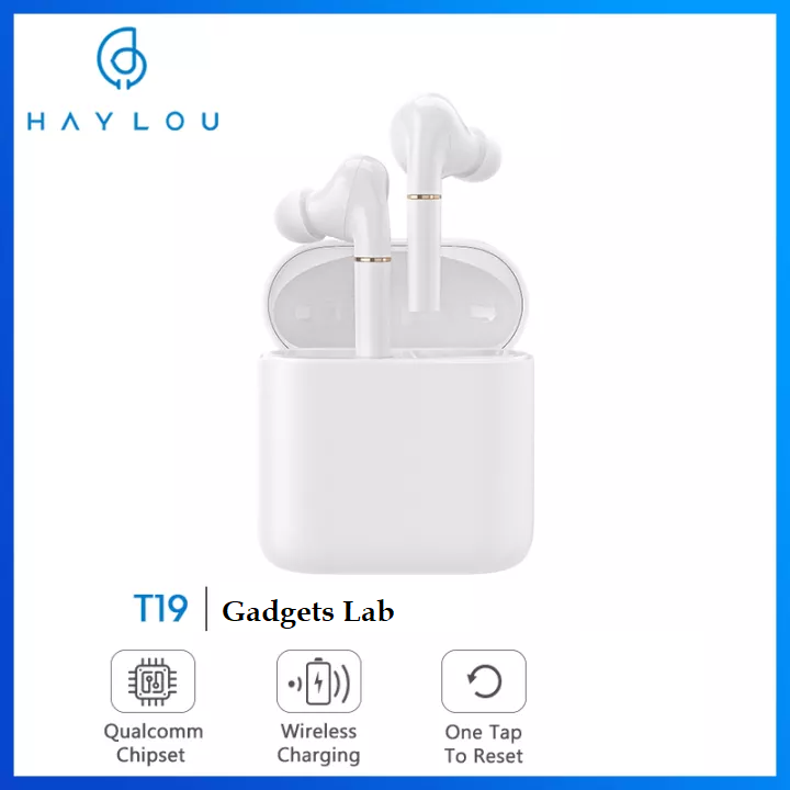 Haylou T19 Noise Canceling In-ear Bluetooth Headset APTX High Quality call. 