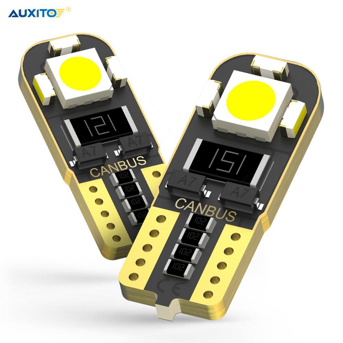 2X Error Free T10 W5W Led Bulb 2825 Car Parking Light Clearance Interior Lamp For VW Golf 4 5 7 6 Passat B5 B6 B7 Touareg Tiguan