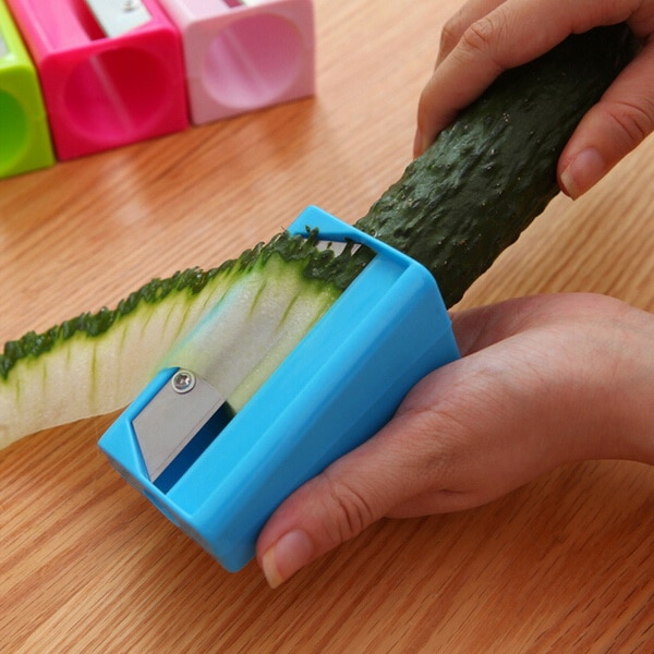 Carrot er Sharpener eeler itchen ool Vegetable Fruit Curl Sler