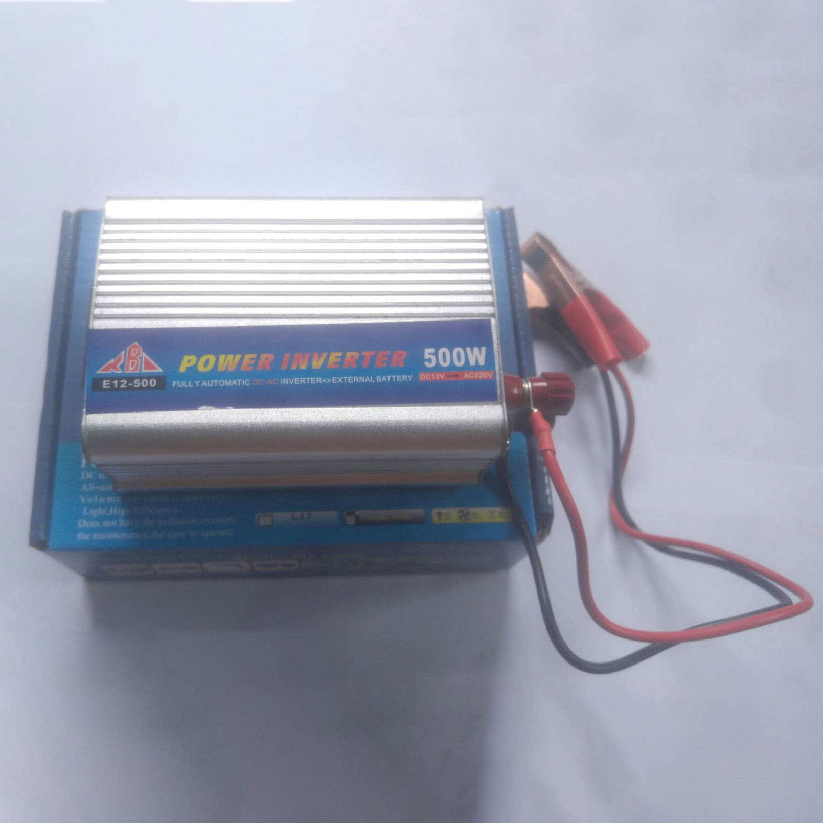 500W Power Inverter - Dc 12V To Ac 220V - Perfect For Car And Solar Power Applications - Modified Sine Wave Voltage Converter. 