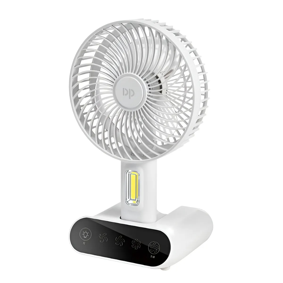6" Rechargeable LED Deskfan With Night Light Function (ARF - View #12