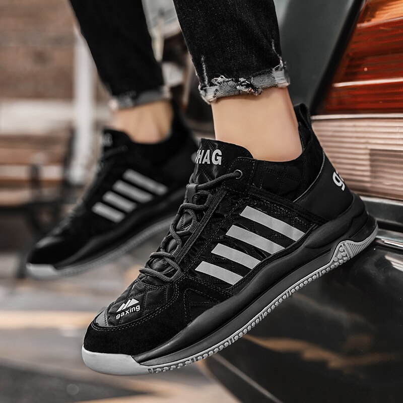 【Alien Alien】 Spring Shoes for Men Canvas Casual Sport Shoes Breathable Fabric Loafers Street Youth Flat Shoes Black Sneakers. 