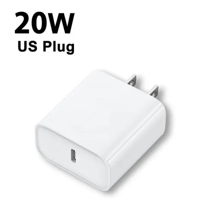 US Charger PD 20W Fast Charging For iPhone 15 13 11 12 14 Pro Max XR XS Type C Fast Charge 20W USB-C Power Adapte
