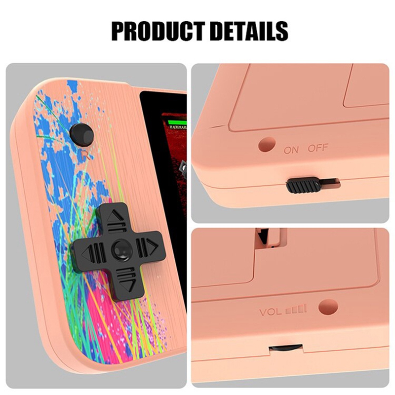 G3 Portable Retro Arcade Gamepad 800 Classic Games 3.5Inch Screen Handheld Game Console Two-Person Mode Controller. 