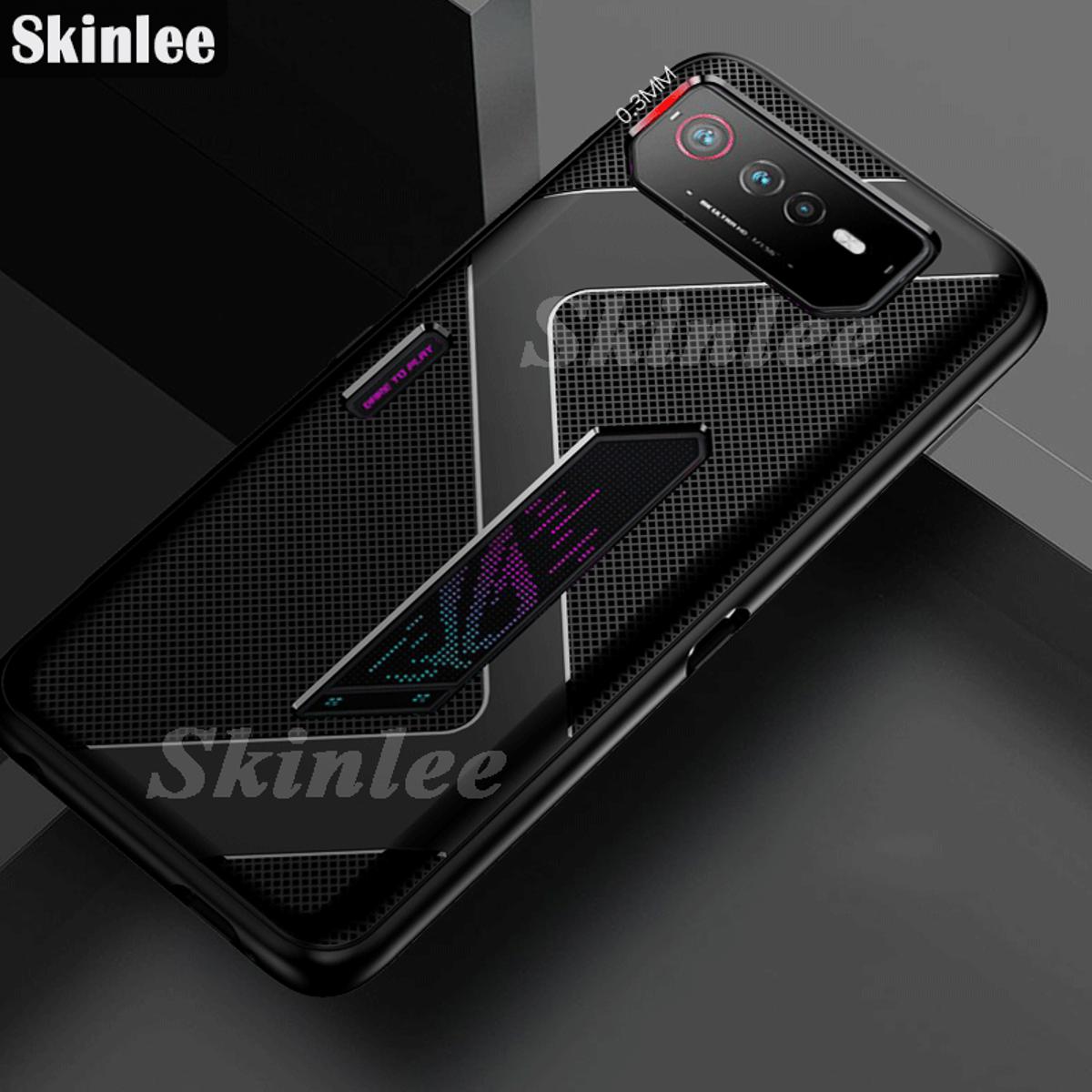 Phone Case Asus Rog 6 Pro Back Cover Ultra-thin Shockproof Cross Design Heat Dissipation All Inclusive Soft Casing for Asus Rog Phone 6 Pro Cases