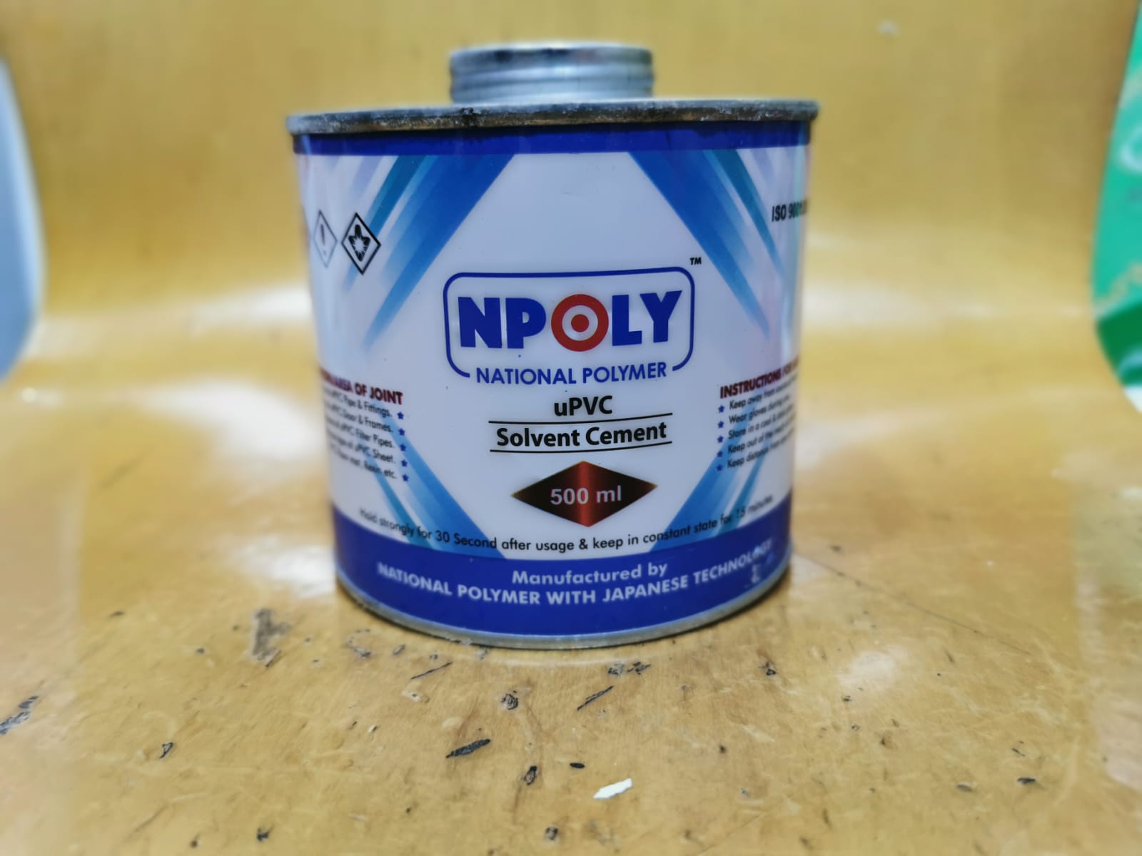 National Polymer UPVC Solvent Cement/Solution 500ml. 
