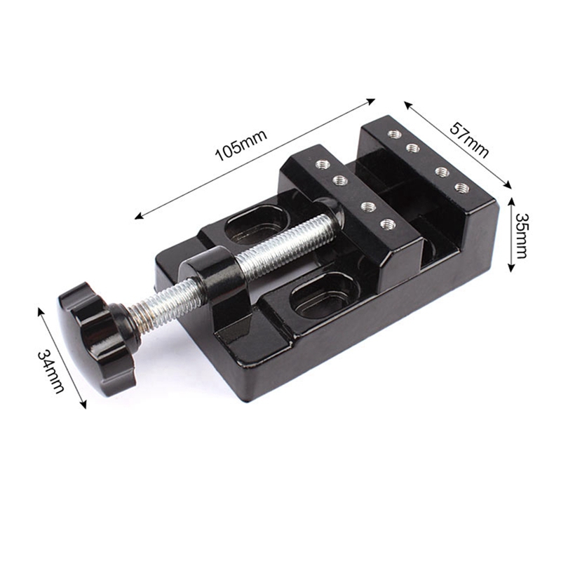 Small Vise Mini Flat Clamp Table Jaw DIY Hand Tools 13.5X6.5X3.6cm