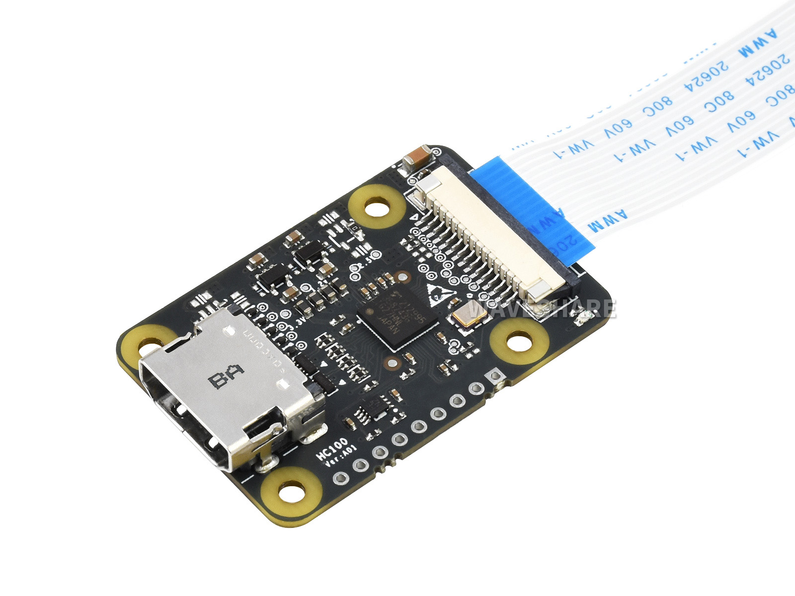 Raspberry Pi serisi, 1080p @ 30fps desteği, HDMI CSI köprüsü için CSI adaptörüne HDMI uyumlu. 