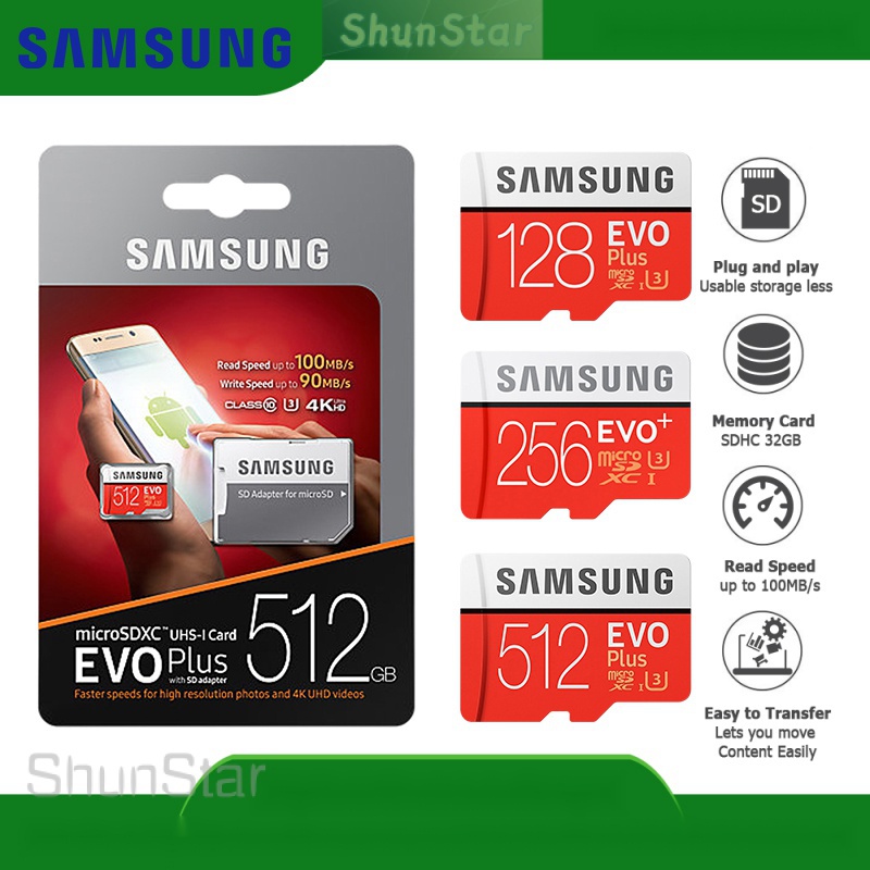 【Ready Stock+FREE Shipping+COD】Samsung Ultra Micro SDHC 32GB Class 10 UHS-I Memory Card SDSQUNR - NEW MODEL (Speed up to 100MBs). 