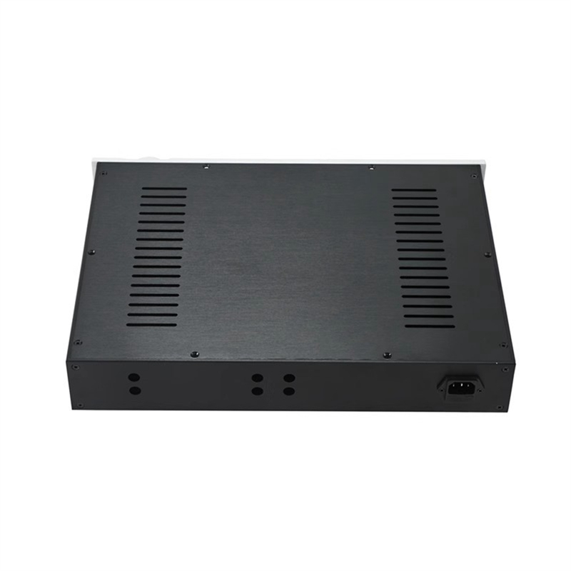 CJ-187 All-Aluminum DIY Preamp Case Audio Amplifier Chassis DAC Decoder Box Shell W430 H70 D310 Easy to Use Black. 