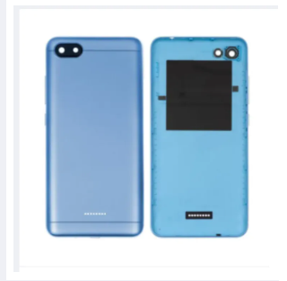 Xiaomi Redmi 6A - ( Polycarbonate Plastic ) Casing / Back Shell / Back Panel / Battery Cover / Back Door / Back Replacement Part With Button. 