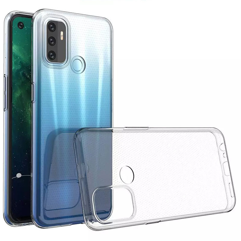 Oppo A53s Transparent Soft & Flexible TPU Mobile Back Cover