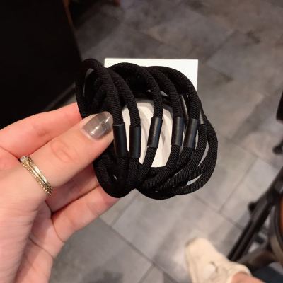 South Korea's Dongdaemun, the same color elastic small rubber band ins Hyuna hair band girl's cute and versatile ball headband