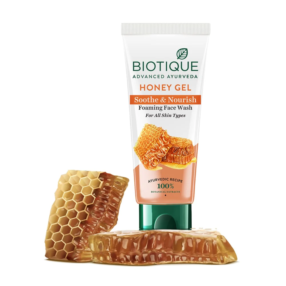 Biotique Bio Honey Gel Advanced Fairness Face Wash 100 ml INDIAN. 