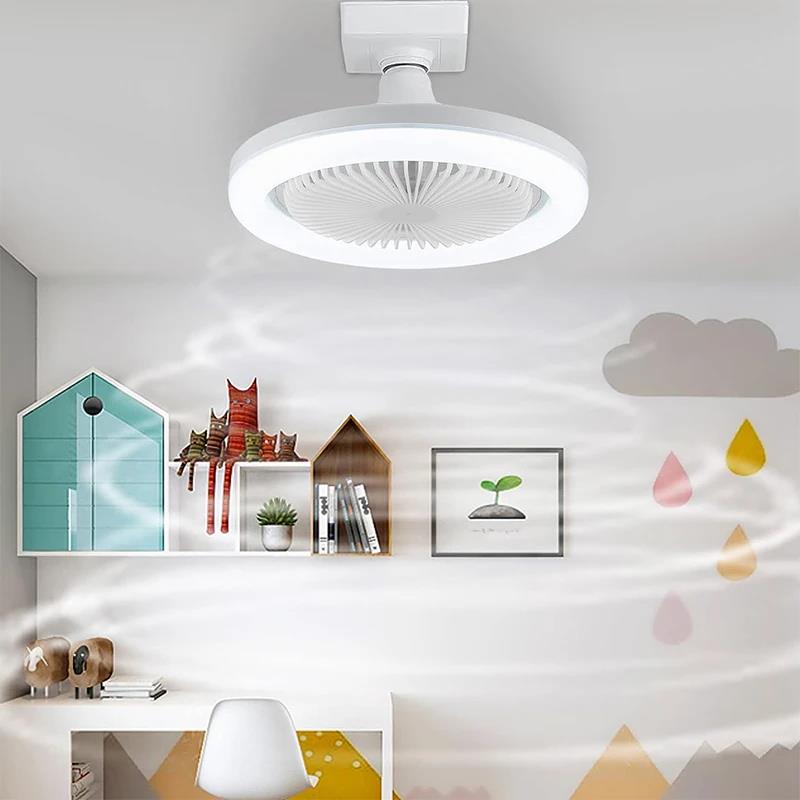 Modern Quiet Comfortable Ceiling Fan With Light And Remote Control Household Kitchen Bedroom Living Room Ceiling Fan Lights
