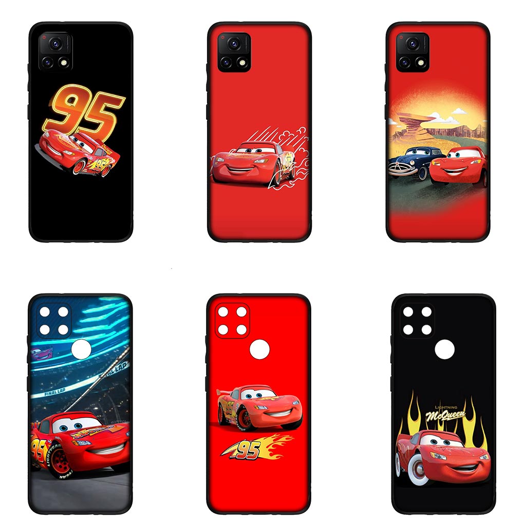 Cars Lightning McQueen 95 Car Phone Cover for VIVO Y11 Y12 Y15 Y17 Y20 Y21 Y33S Y31 Y52S Y51 Y53 Y70 Y74S Y76 Y75 T1 Soft Case. 
