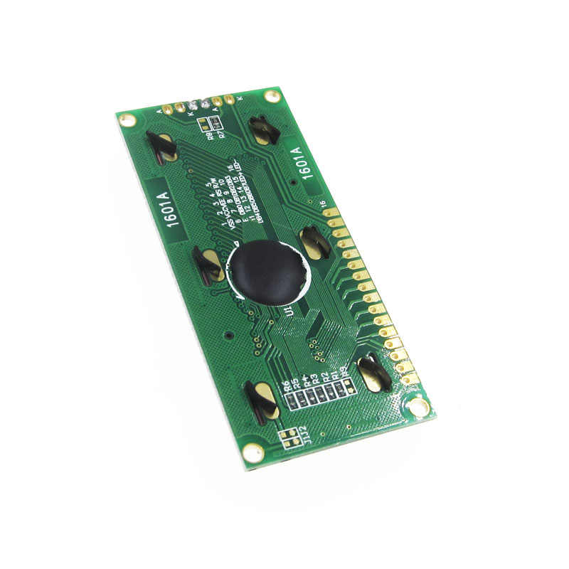 LCD1601 LCD Display Monitor 1601 16×01 5V Character Blue Backlight Screen LCD 1601 IIC I2C For Arduino LCD Display Electrical Circuitry & Parts. 