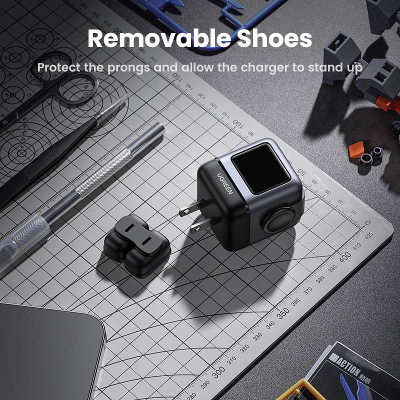 【Uno 65W GaN】UGREEN Uno Robot 65W USB C Charger 65W Mini Nexode Robot 3 Ports GaN Fast Adapter Wall Charger For iPhone 16 15 Max Pro Samsung Galaxy S24+ S24 Ultra/A Tecon Infinix  Note 30 Pro Itel P40+ Realme 8 Pro Galaxy AI Xiaomi 15 14 Pro Redmi K70 60. 
