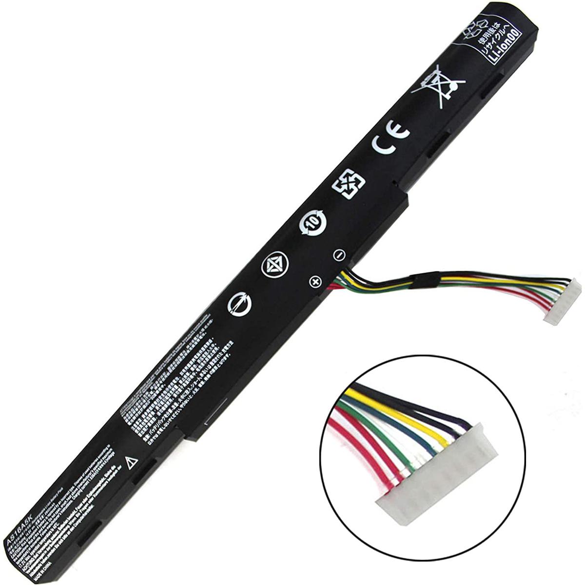 AS16A5K AS16A8K Battery Compatible with Acer Aspire E15 E5-475 E5-475G E5-523 E5-553 E5-575 E5-575G E5-575T E5-575TG E5-774 E5-774G E5-575-59QB E5-575-33BM AS16A7K 4ICR19/66