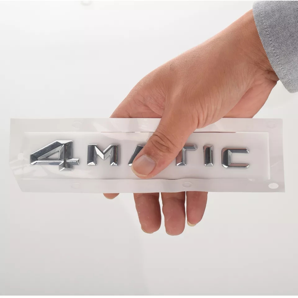 4MATIC Sticker 3D Car Rear Trunk Badge Emblem Decal For Mercedes Benz W202 W204 W163 W164 W166 AMG GLA W205