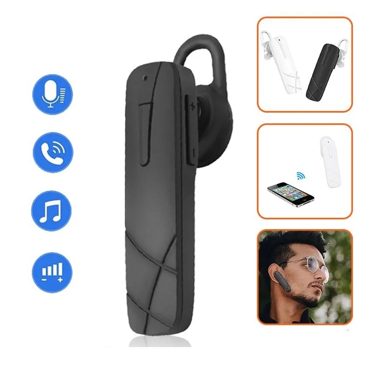 【3C VictoryEagle】M165 Mini Bluetooth 4.0 Sports Wireless Earphone Ear-hook With Microphone Function Volume Control. 