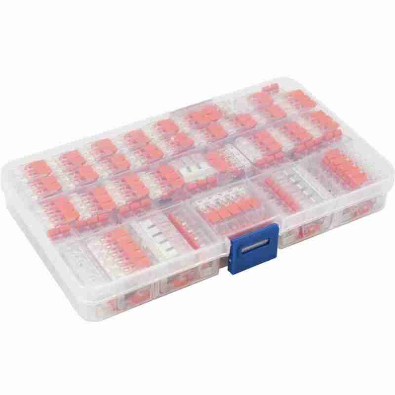 For Wago 221 Electrical Connectors Wire Block Clamp Wire Connector Improvement Terminal Reusable Cable Home Terminal Lamp U3C3. 