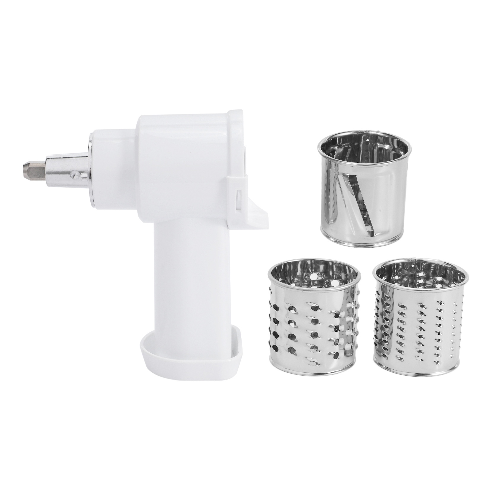 Slicing for KitchenAid-1 x Food Pusher
1 x Slicing Blade
1 x Fine Shredding Blade
1 x Coarse Shredding Blade-…. 