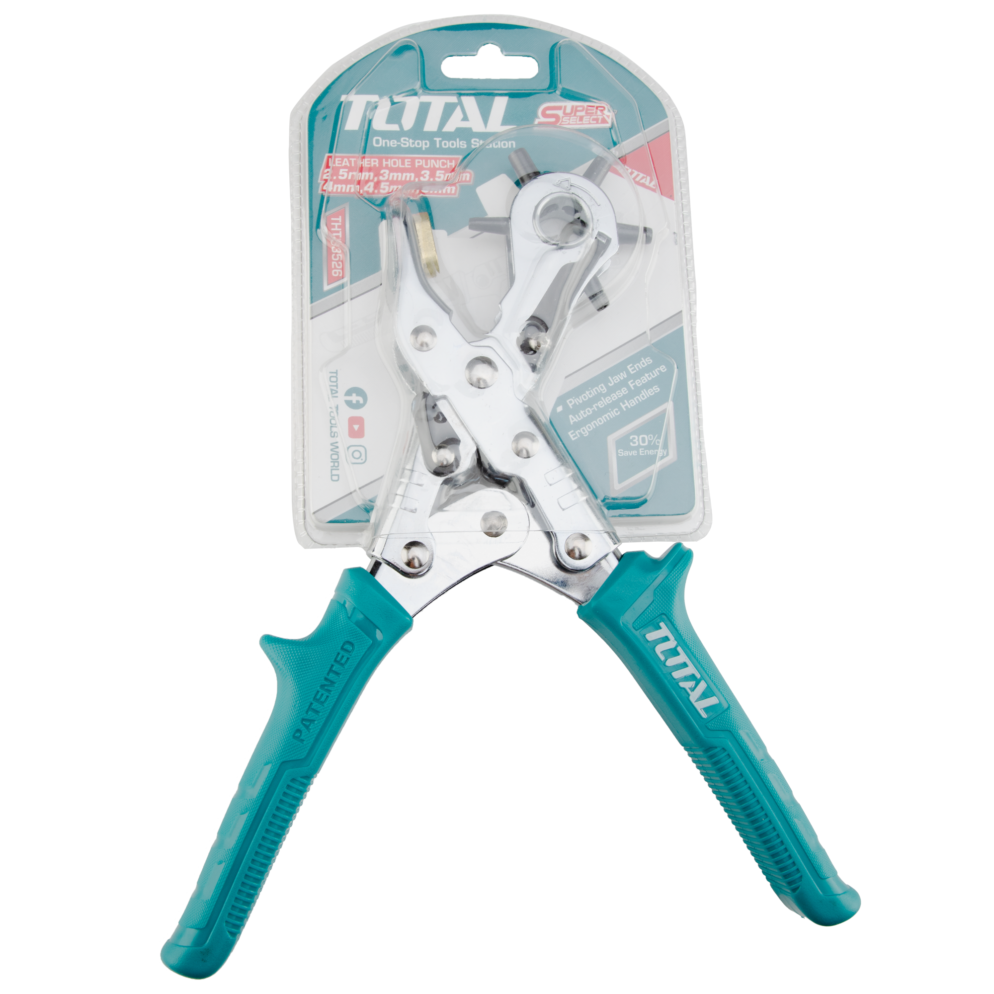 Leather hole punch TOTAL-THT33526. 