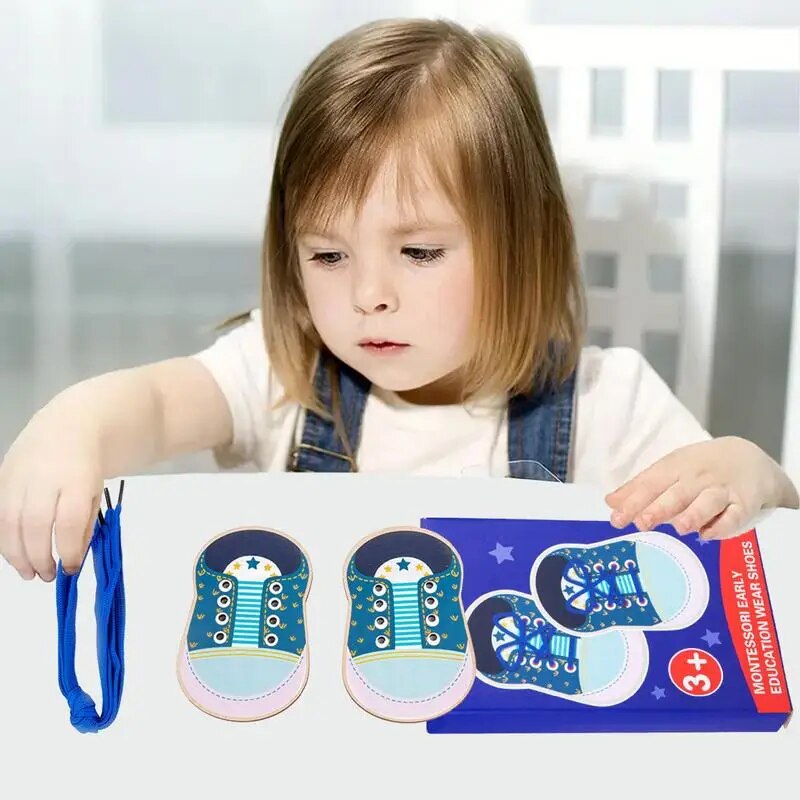 Shoe Tying Board Shoe Tying Practice For Kids Shoe Trying Practice For Kids Learn To Tie Shoelaces Toy Fine Motor Skills Toy. 