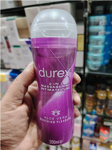 Durex Massage 2 in 1 Aloe Vera Lubricant Gel, 200ml