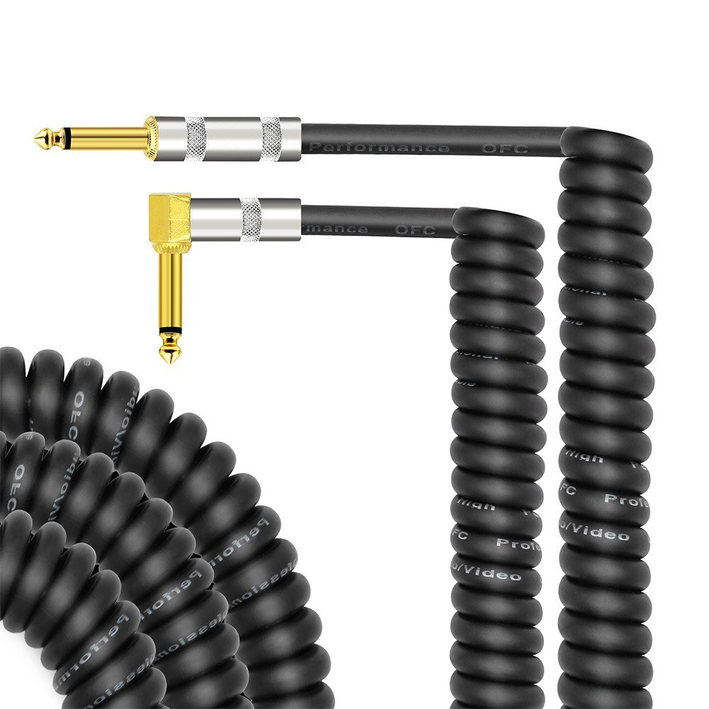 Curly Musical Instrument Audio Guitar Cable Cord - 01#. 