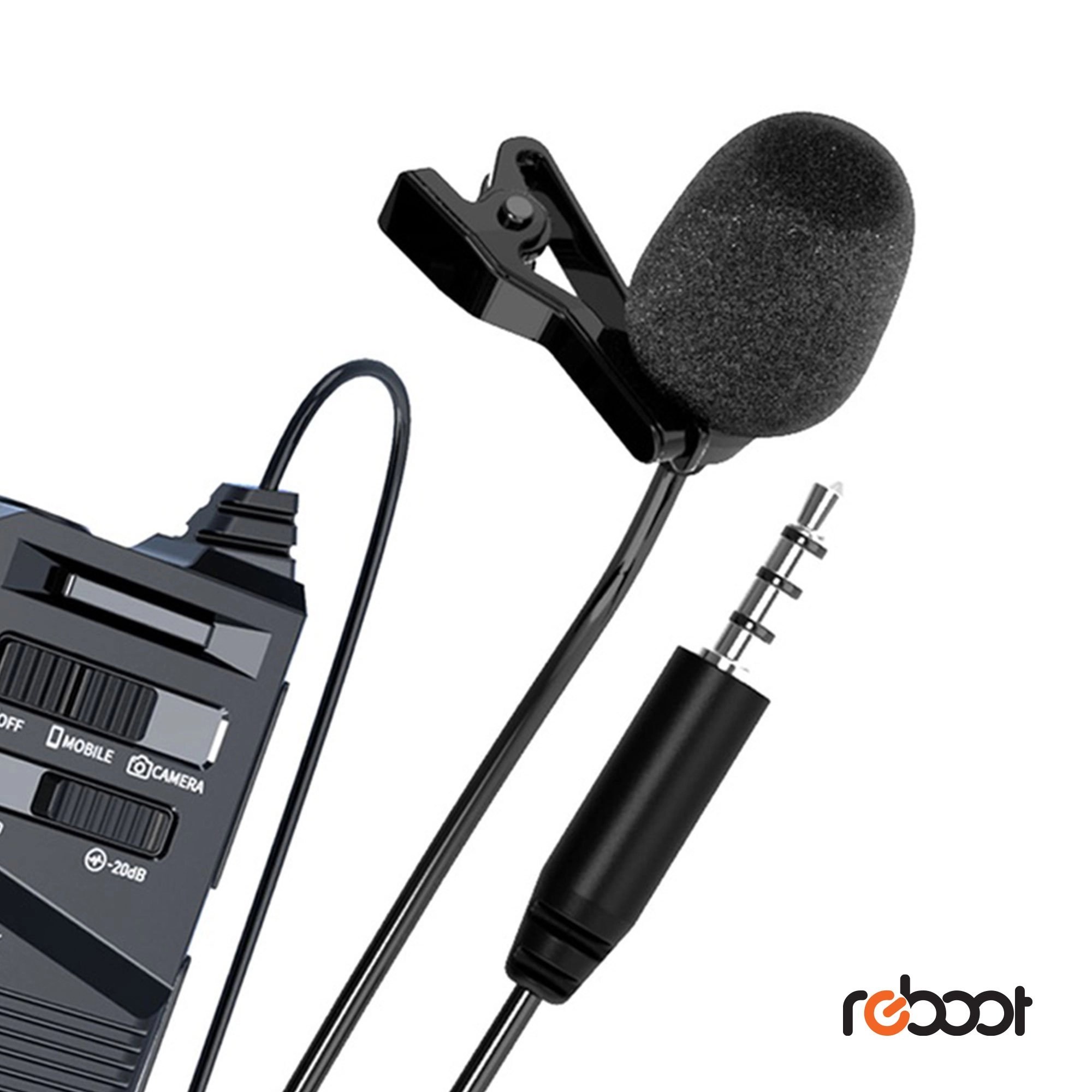 VUX BEEG UP10 Noise Cancelling Lavalier Microphone for Mobile Camcorder Audio Recorder Vlogging. 
