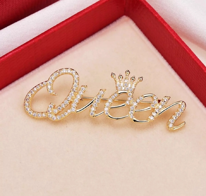 Designing Queen Hijab Bronze - Hijab Pin. 