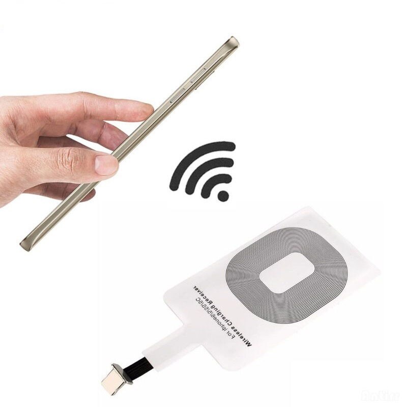 For iPhone 6 6S 6plus 7 7plus 5 5S 5C Wireless Charger Receiver Patch Module QI Standard Wireless Receiving Charging Patch BQ. 
