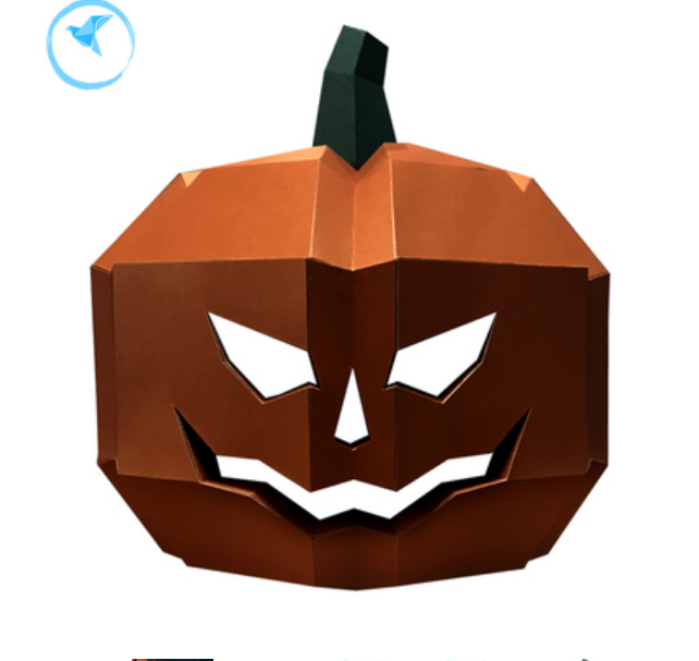 Cosplay Mascaras Halloween Led Mask Costume Pumpkin Lamp DIY 3D Paper Papercraft Christmas Chameleon Toys Party Slipknot Mask. 