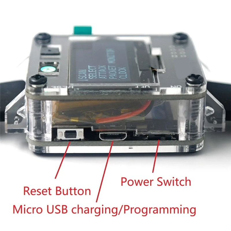 For New Deauther Watch SE ESP8266 Programmable Development Smart Watch for Node MCU. 