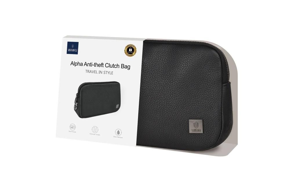 WiWU Alpha Anti-theft Clutch Bag The bag has a fashion design suitable for all ages. 