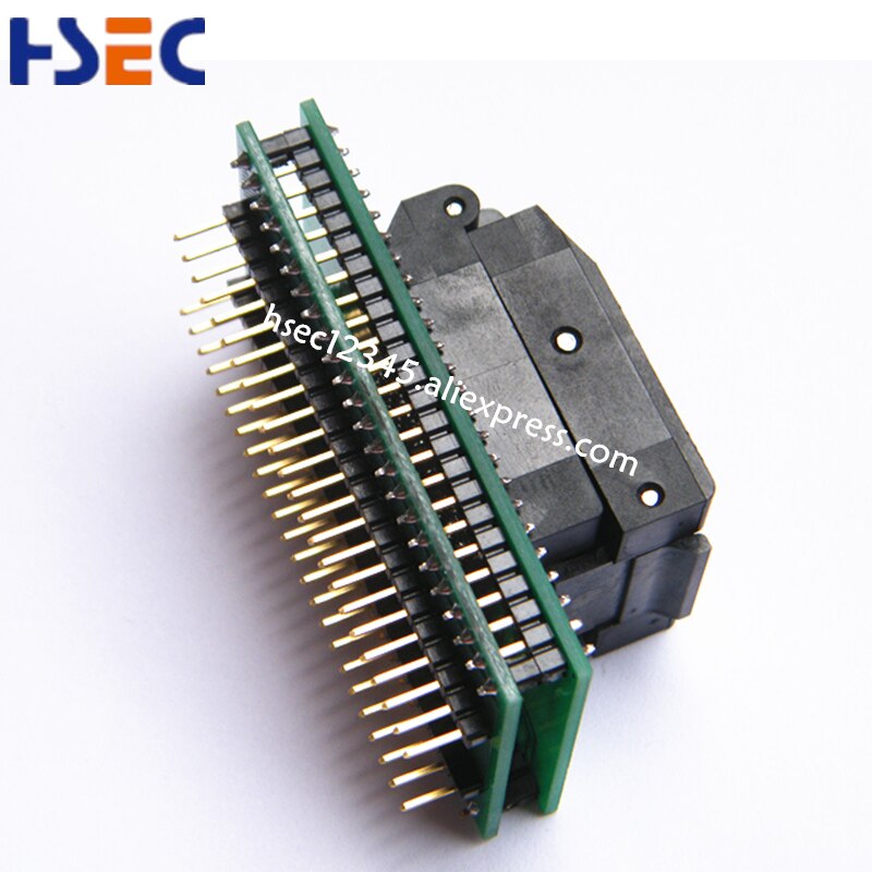 High Quality TQFP48 LQFP48  QFP48 to DIP48 Socket  0.5mm Pitch Programming Adapter MCU Test IC socket Programmer adapter Socket. 