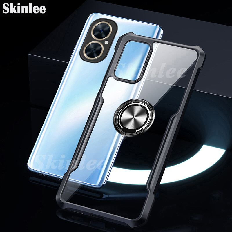 Phone Case for VIVO Y78 Back Cover Hard Clear Transparent Shockproof Handphone Cases Casing Hp for VIVO Y78 Phone Cases Navigation Holder Ring Back Cover. 