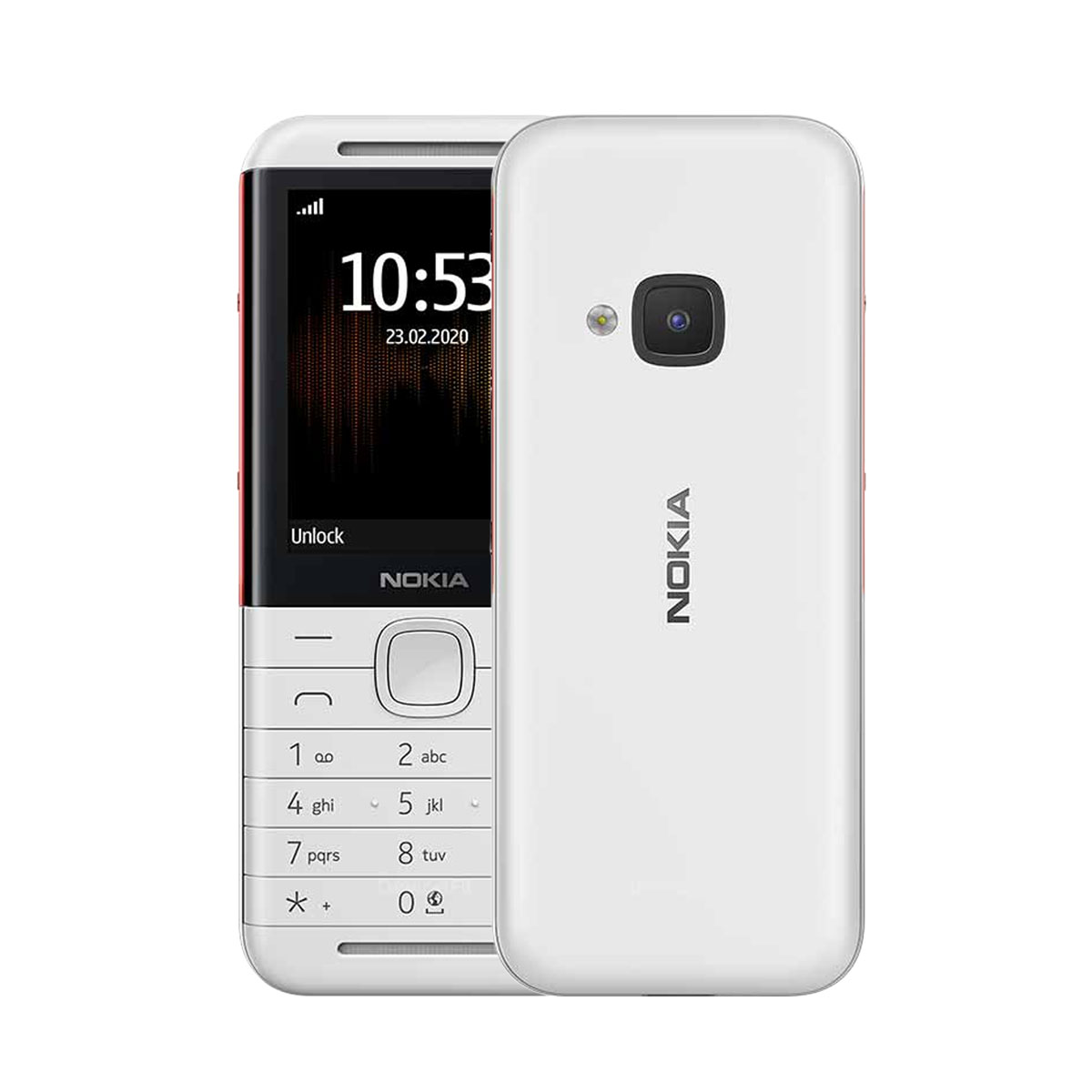 NOKIA 5310 (2020) DUAL SIM WHITE RED COMBINATION. 