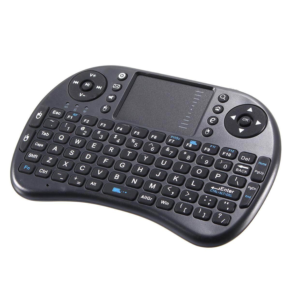 iPazzPort 2.4GHz Mini Wireless QWERTY Keyboard & Mouse For HTPC X-BOX TV Player Black - Black. 