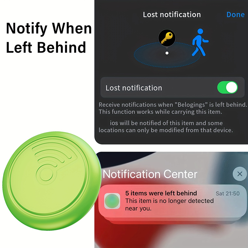 Xiaomi Smart Tag Colorful Round Anti-lost Finder For IOS Only With Find My App For Child Pet Car Luggage Suitcase Lost Tracker. 