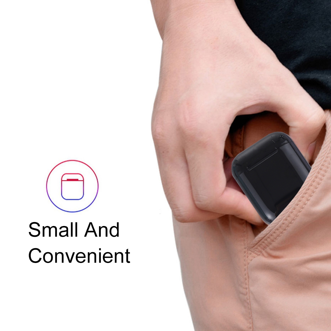 i12-XS TWS Binaural Calls Wireless Bluetooth Earphones with Charging Case, Support Touch Calling 5.0. 