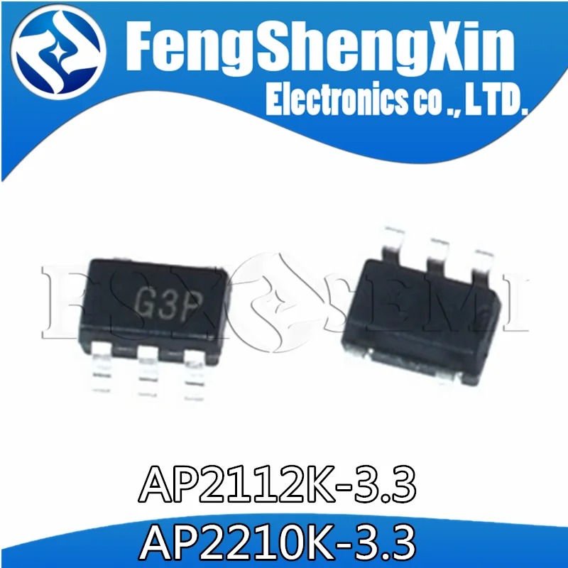 10PCS AP2112K-3.3 SOT23-5 AP2112K-3.3TRG1 3.3V 0.6A SOT25 2112 AP2112 AP2113K AP2112-3.3 AP2210K-3.3 AP2210K-3.3TRG1 AP2210K